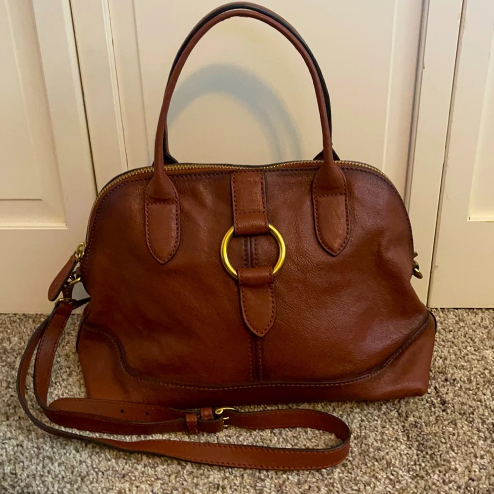 FRYE leather cross body purse